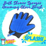 Bath Shower Sprayer Grooming Glove Brush - TopCats.Store
