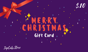 Merry Christmas 🎄 $10 Gift Card - TopCats.Store