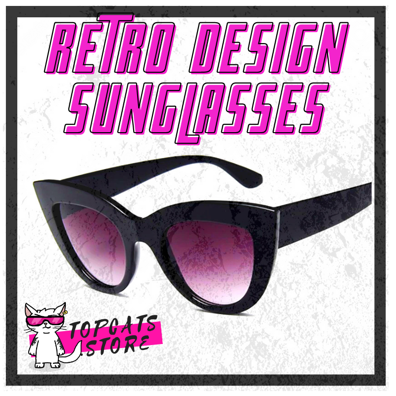 Retro Cat Shape Design Sunglasses 🕶 [9 Colors] 🛍️ SALE! 🔥 - TopCats.Store