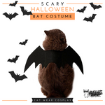 Scary Halloween Bat Costume 🦇 Cat Wear Cosplay 🎃 - TopCats.Store