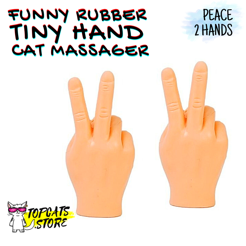 Funny Rubber Tiny Hand✌Cat Massager👌[4 Models] ❌ - TopCats.Store