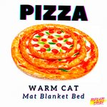 Pizza Warm Cat Mat 🍕 Blanket Bed 💤 [2 Sizes] 🎈NEW❗ - TopCats.Store