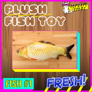 Funny Fish Shape Chew Plush Toy 🐟 Interactive Cat Toys 🐠 [4 Models] 🌊 SALE! 🔥 - TopCats.Store