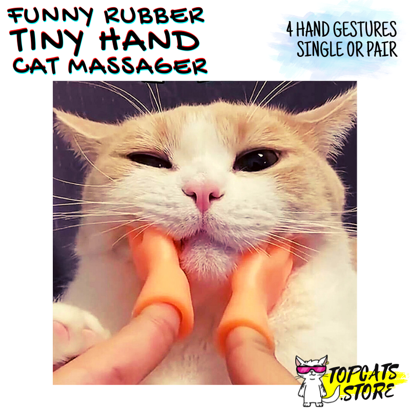 Funny Rubber Tiny Hand✌Cat Massager👌[4 Models] ❌ - TopCats.Store