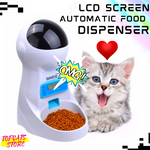 LCD Screen Automatic Food Dispenser 🕒😺 [3 Models] 💥NEW❗ - TopCats.Store