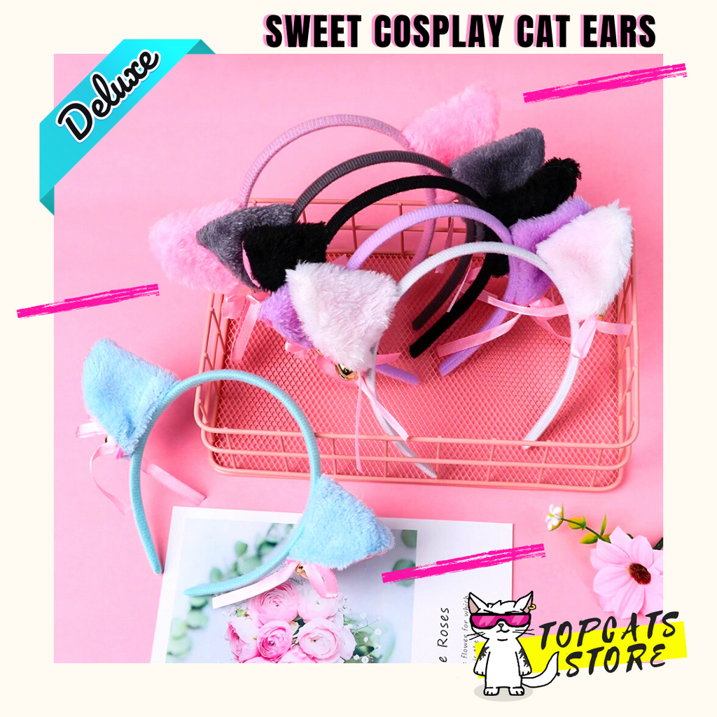 Sweet Cosplay Cat Ears 🐱  🛍️ SALE! 🔥 - TopCats.Store