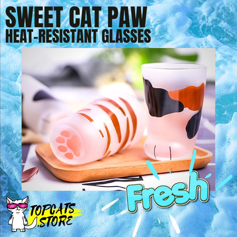 Sweet Cat Paw 🐾 Heat-Resistant Glasses ✔ - TopCats.Store