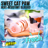 Sweet Cat Paw 🐾 Heat-Resistant Glasses ✔ - TopCats.Store