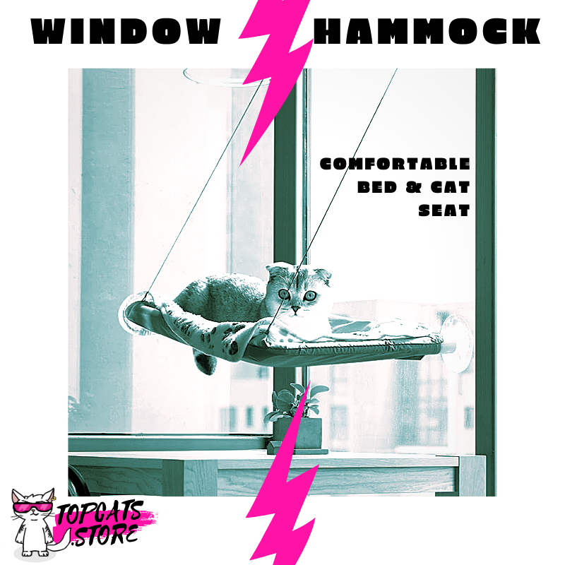 Window Hammock Comfortable Bed & Cat Seat - TopCats.Store