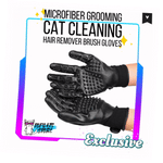 Microfiber Grooming Cat Cleaning Hair Remover Brush Glove ｡ﾟ.*･[2 Colors] 🛍️ NEW❗ - TopCats.Store