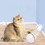 2019 New USB Rechargeable Ball Pet Toy Automatic Rolling Ball With Flashing LED Interactive Pet Cat Jumping Ball Toys - TopCats.Store
