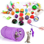 2/3/5 Holes Foldable Pet Cat Tunnel Toys Kitten Rabbit Indoor Outdoor Hanging Ball Training Toys Play Tunnel Tubes Cat Supplies - TopCats.Store
