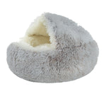40/50cm Super Soft Pet Bed Kennel Winter Warm Round Dog Puppy Sleeping Cushion Long Plush Cat Mat House - TopCats.Store