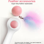 1Pc Cat Toy Cute And Interesting Feather Stick Toy Interactive Puzzle Smart Pet Cat Ball Tease Toy Interactive Stick Cat Supplie - TopCats.Store