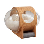 Space Capsule Cat Litter Transparent Cat Delivery Room Solid Wood Space Cat Climbing Frame - TopCats.Store