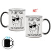 FLUFF YOU,FUNNY CAT Mug Coffee Mugs Magic color changing Mug Heat Sensitive Tea Cups Ceramic Cup Gift - TopCats.Store