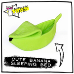 Banana Shape Cute Cat Bed 🍌 Warm Sleeping Nest 💤 [5 Colors] 🛍️ SALE! 🔥 - TopCats.Store