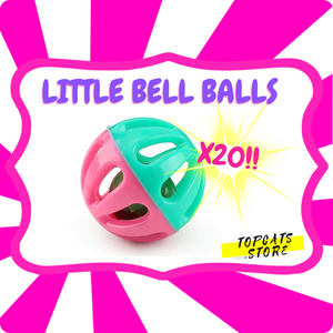 Little Bell Ball Cat Toy • x10 Balls LOT  🛍️ SALE! 🔥 - TopCats.Store