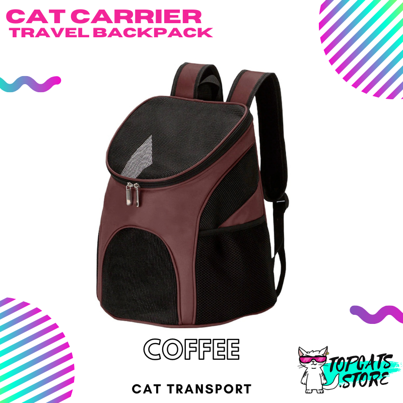 Cat Carrier Travel Backpack 🎒 [4 Colors + 2 Sizes] 🛍️ NEW❗ - TopCats.Store