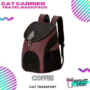 Cat Carrier Travel Backpack 🎒 [4 Colors + 2 Sizes] 🛍️ NEW❗ - TopCats.Store