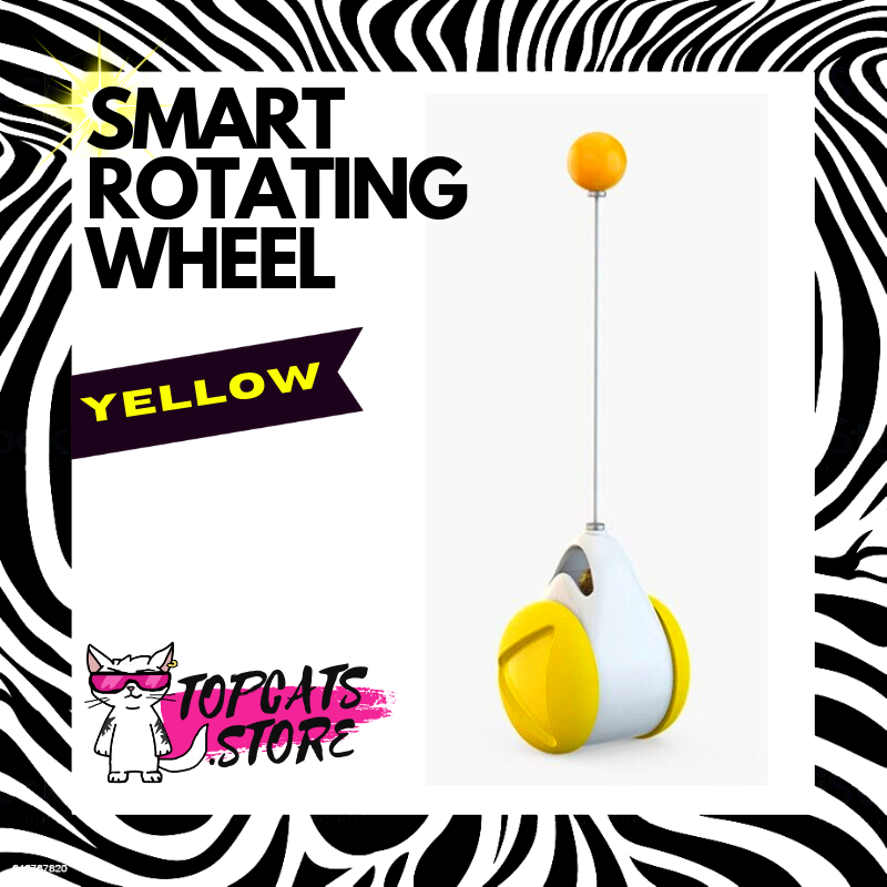 Smart Rotating Wheel Toy ⌁ Interactive Cat Toys ⚡ [5 Colors] 🛍️ SALE!🔥 - TopCats.Store