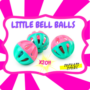 Little Bell Ball Cat Toy • x10 Balls LOT  🛍️ SALE! 🔥 - TopCats.Store