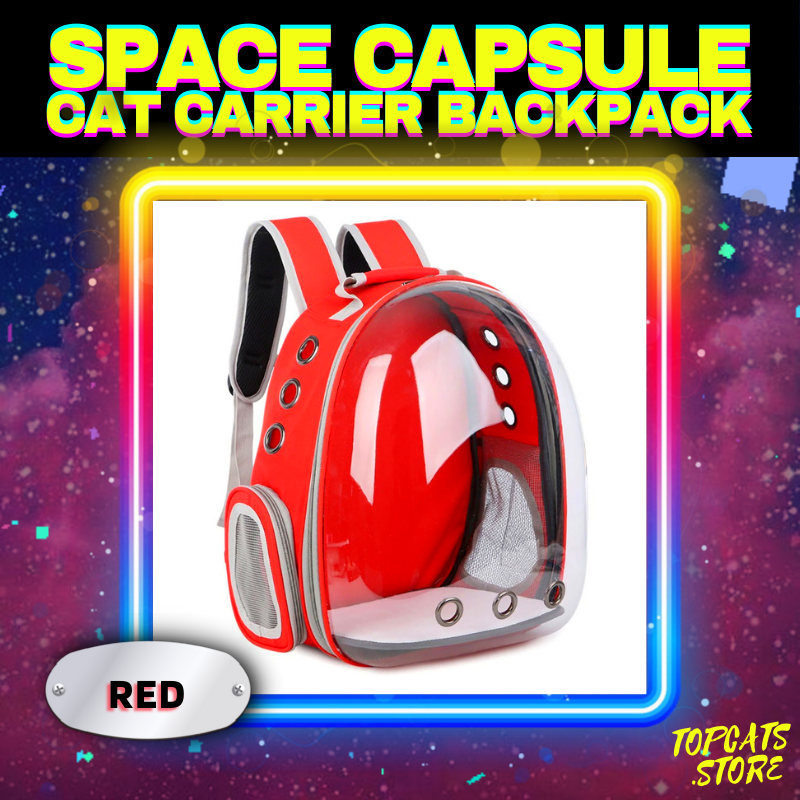 Space Capsule Cat Carrier Backpack 🚀 [9 Colors] 🛍️ - TopCats.Store