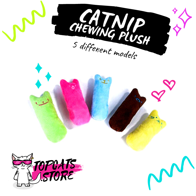 Catnip Teeth Grinding Chewing Plush Cat Toy 😼 🛍️ SALE! 🔥 - TopCats.Store