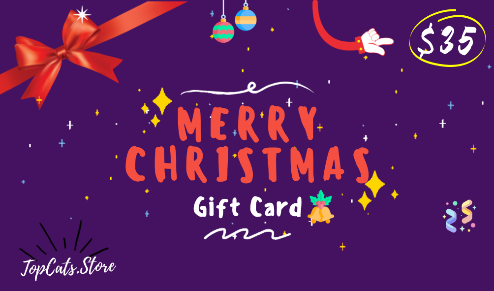 Merry Christmas 🎄 $35 Gift Card - TopCats.Store