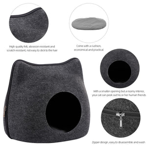 ROUND SLEEPING NEST WITH CUSHION - TopCats.Store