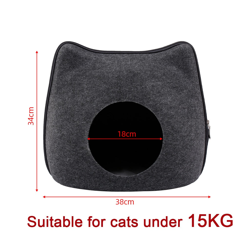 ROUND SLEEPING NEST WITH CUSHION - TopCats.Store