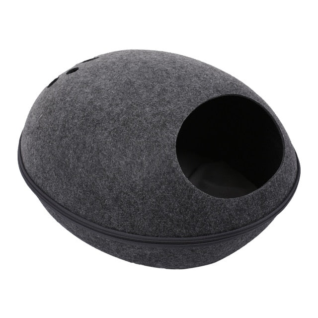 ROUND SLEEPING NEST WITH CUSHION - TopCats.Store