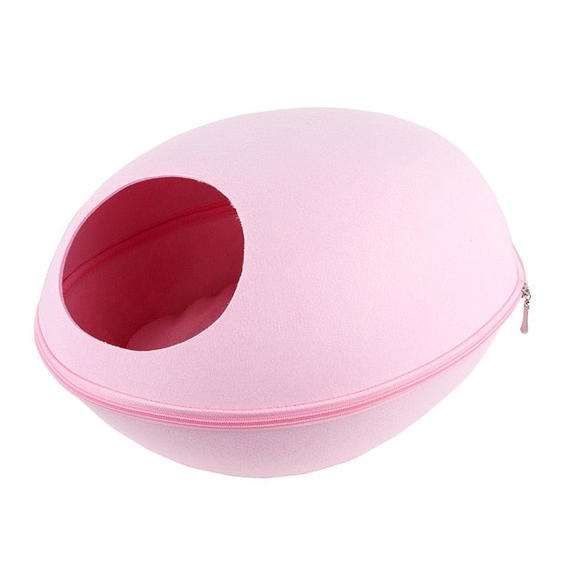 ROUND SLEEPING NEST WITH CUSHION - TopCats.Store