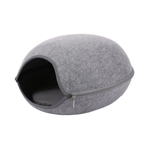 ROUND SLEEPING NEST WITH CUSHION - TopCats.Store