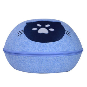 ROUND SLEEPING NEST WITH CUSHION - TopCats.Store