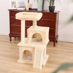 Fast Domestic Delivery Pet Cat Tree Tower Condo House Scratcher Post Toy for Cat Kitten Cat Jumping Toy with Ladder Playing Tree - TopCats.Store