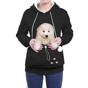 Winter Women Sweatshirt Animal Pouch Hooded Tops Carry Cat dog Breathable Pullover Hoodie Sweatshirts Clothes sudadera mujer#g3 - TopCats.Store