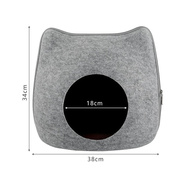 ROUND SLEEPING NEST WITH CUSHION - TopCats.Store