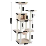 Cat Tree Furniture Tower Climb Activity Tree Scratcher Play House Kitty Tower Furniture Pet Play House - TopCats.Store