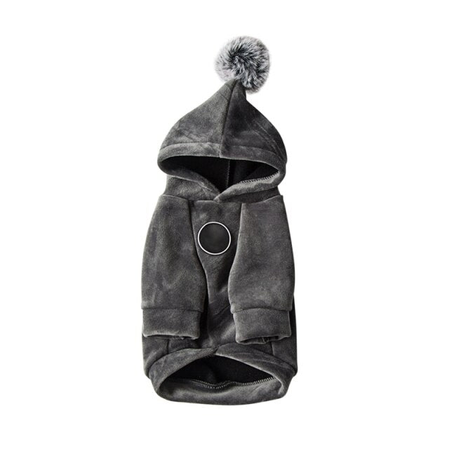 Dog Winter Clothes Pet Dog Hoodies Coat For Small Dog Autumn Coat Jacket For Yorkie Chihuahua Puppy Warm 2-Legged Clothing - TopCats.Store