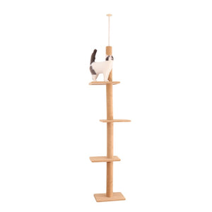 Luxury Pet Cat Tree House Condo Furniture Multi-Layer Cat Tree with Ladder Toy Sisal Scratching Post for Cat Climbing JumpingToy - TopCats.Store