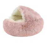 40/50cm Super Soft Pet Bed Kennel Winter Warm Round Dog Puppy Sleeping Cushion Long Plush Cat Mat House - TopCats.Store