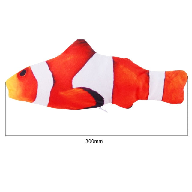 Electronic PLUSH FISH CAT TOY - TopCats.Store