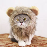 2020 Funny Cute Pet Cat Costume Lion Mane Wig Cap Hat For Cat Dog Halloween Christmas Clothes Fancy Dress With Ears Pet Clothes - TopCats.Store