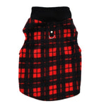 Classic Plaid Pattern Dog Vest Fashion Sleeveless Pet Sweater With Leash Ring For Small Middle Cats Dogs Velvet Warm Pet Clothes - TopCats.Store