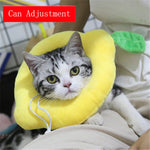 Soft Toast Avocado Shaped Cotton Pet Elizabethan Collar Dog Cat Adjustable Wound Healing Collar Prevent Bite Neck Ring For Pets - TopCats.Store
