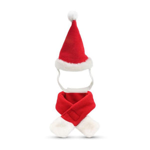 Christmas Small Plush Santa Hat scarf for Pet Dog Cat Hat Merry Christmas Decorations  Cap Noel Navidad Happy New Year Gift - TopCats.Store