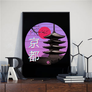 Japanese Samurai Cat Posters and Prints Ramen Nostalgia Quality Cartoon Canvas Paintings Animal Wall Art Pictures for Home Decor - TopCats.Store