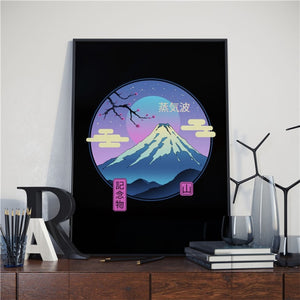 Japanese Samurai Cat Posters and Prints Ramen Nostalgia Quality Cartoon Canvas Paintings Animal Wall Art Pictures for Home Decor - TopCats.Store